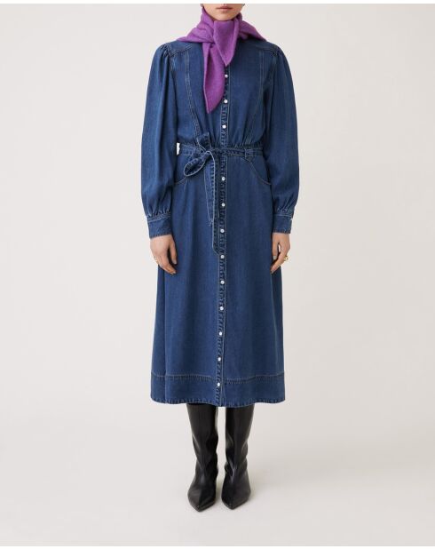 Blaues Jeanskleid Chona