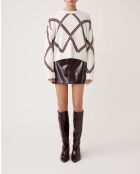 Cremefarbener Precha-Pullover
