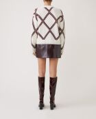 Cremefarbener Precha-Pullover