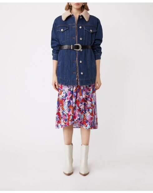Blauwe katoenen jeansjas van Dalia