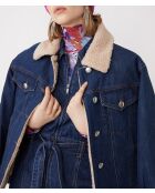 Blauwe katoenen jeansjas van Dalia