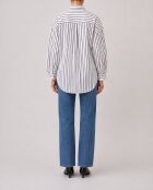 Blusa de algodón Labib blanquecina