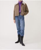 Bufanda de lana Aravis morada
