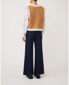 Omkeerbare jas Dido camel