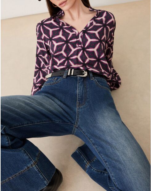 Blusa morada Lahsen