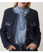 Chaqueta Diana blue jeans de algodón