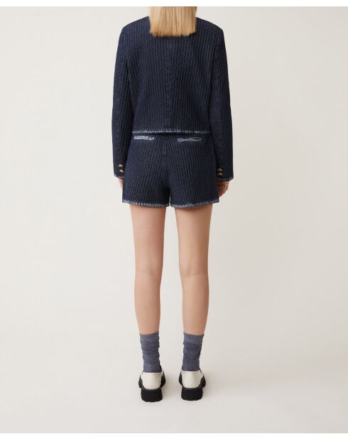 Blauwe katoenen jeansjas Diana