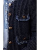 Chaqueta Diana blue jeans de algodón