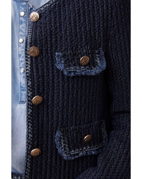 Chaqueta Diana blue jeans de algodón