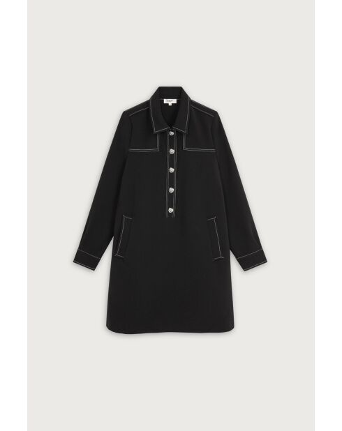 Zwarte coole jurk