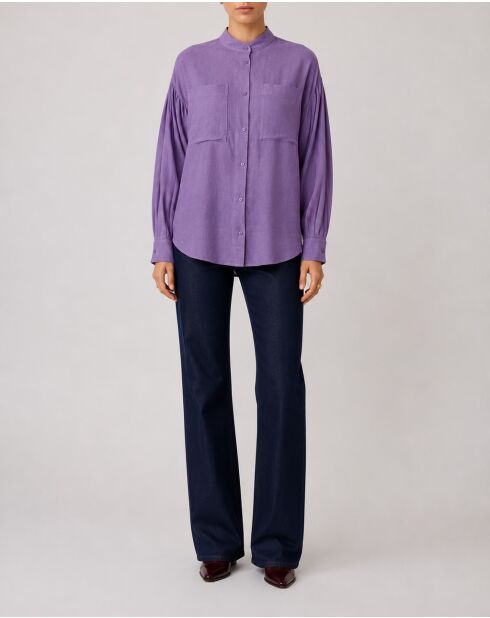 Blusa morada Lachlan