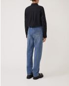 Blusa Luciole nera in cotone