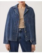 Blaue Jeansbluse Laban aus Baumwolle