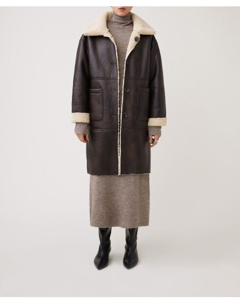 Manteau Edgar choco réversible