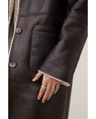 Manteau Edgar choco réversible