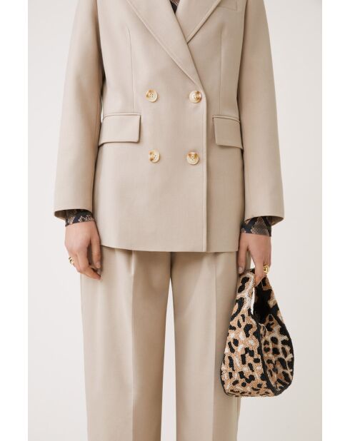 Bolsa de algodón Aleo beige