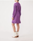 Carrie paarse jurk