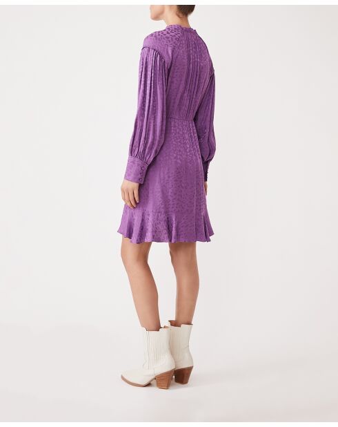Carrie paarse jurk