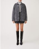 Giacca in cotone Dasy carbon