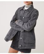 Giacca in cotone Dasy carbon