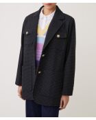 Veste en laine Doris carbone