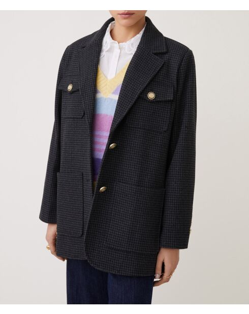 Jacke Doris aus Kohlewolle
