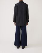 Veste en laine Doris carbone