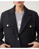 Veste en laine Doris carbone