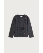 Cappotto Escape in cotone blu notte