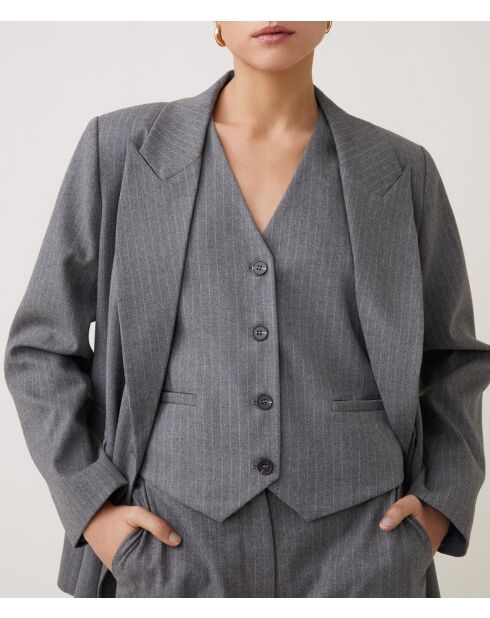 Chaqueta Dalia gris claro