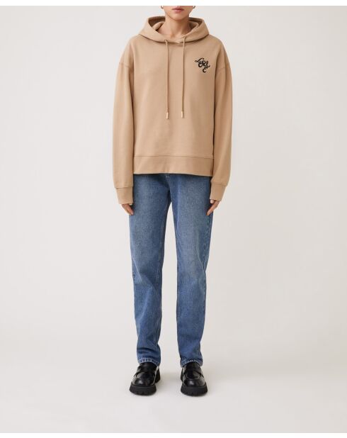 Felpa Silvio beige in cotone