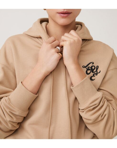 Felpa Silvio beige in cotone