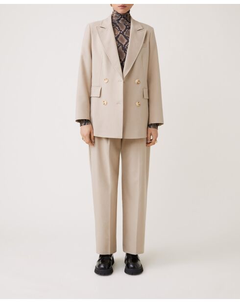 Beige jas Dixie