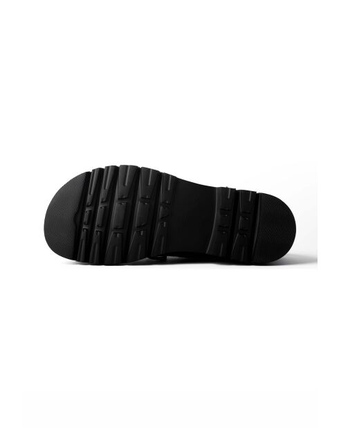 Chaussures basses en cuir Pixie Rush noires