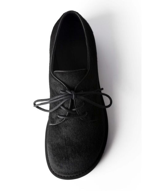 Chaussures basses en cuir Pixie Rush noires