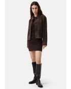 Simple Boots schwarze Lederstiefel