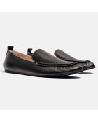 Zwarte Evo leren bootschoenen