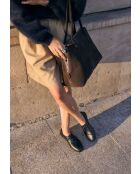 Chaussures basses en cuir A Slow Dance Away noires