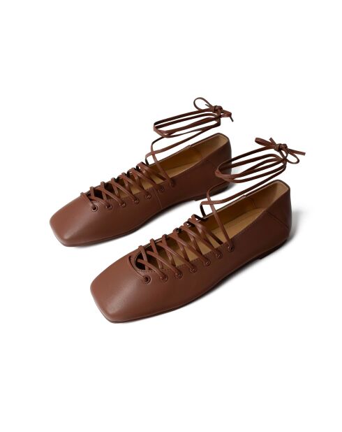 Ballerines en cuir In The Shade Of You marron