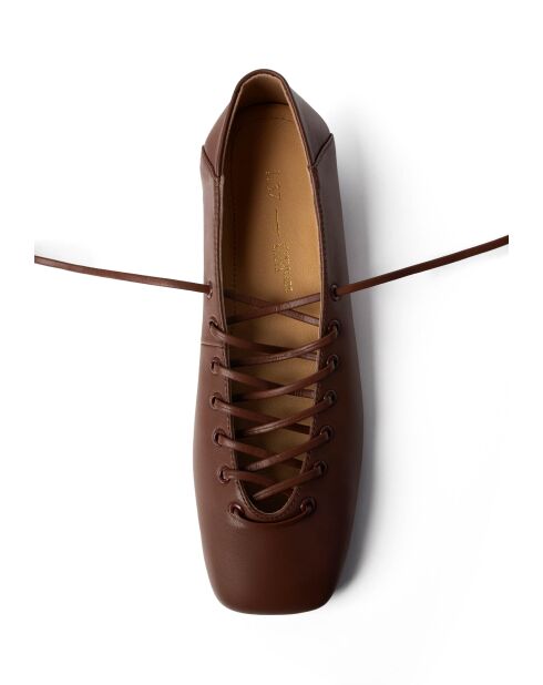 Ballerines en cuir In The Shade Of You marron