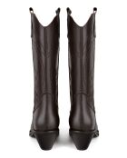 Bottes en cuir Holly Leaves marron