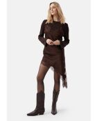 Bottes en cuir Holly Leaves marron