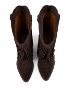 Bottes en cuir suède Across The Lunar Wing marron