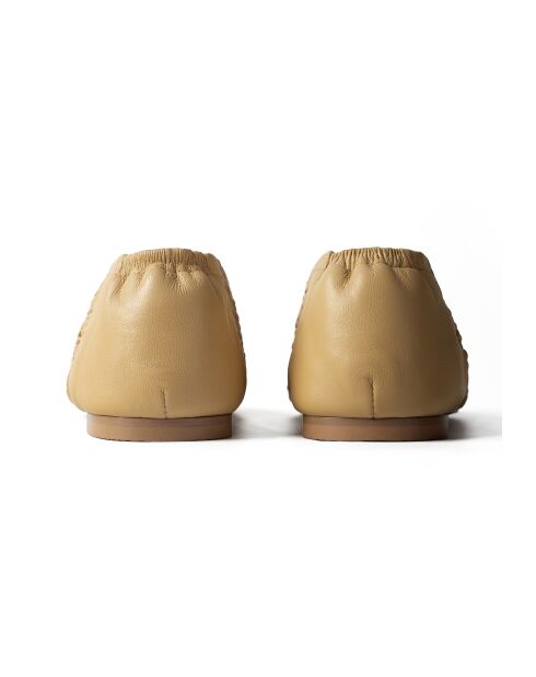 Bailarinas de piel beige Remember This Morning