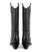 Bottes en cuir Holly Leaves noires