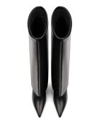 Depend On Me Schwarze Lederstiefel