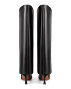 Depend On Me Schwarze Lederstiefel