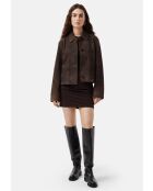 Mr Jones Maxi schwarze Lederstiefel