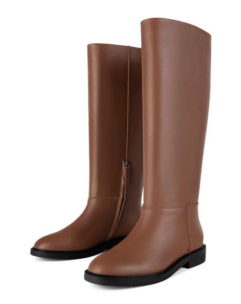 Bottes en cuir Simple Boots marron