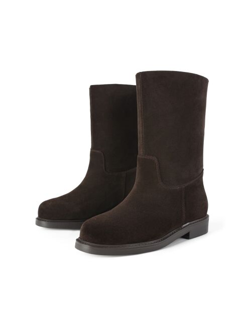 Mr Jones Reguläre braune Lederstiefel